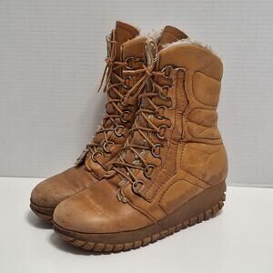 Husky Bastien Men's Lace Up Ankle Brown Soft Calf Skin Boot Size 9M
